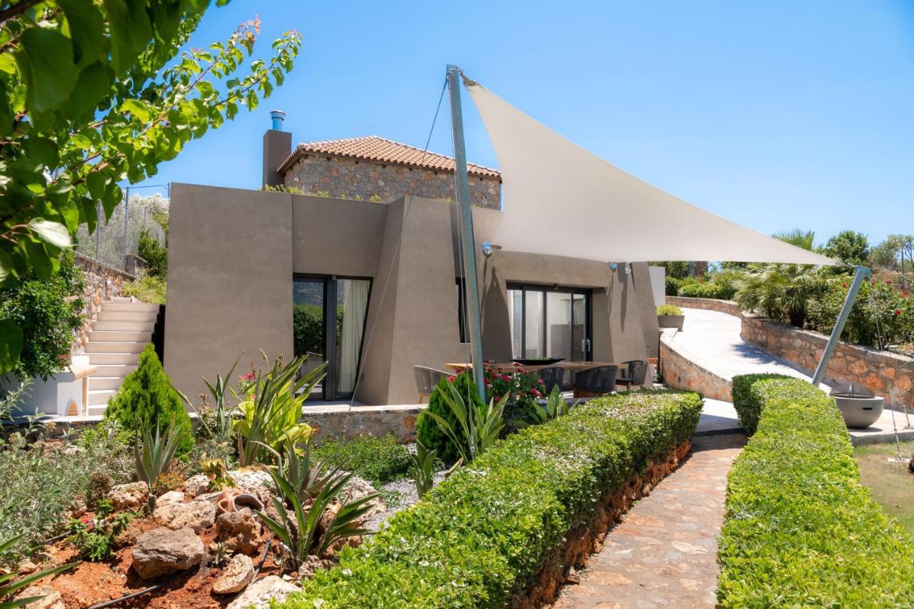 LITHARI Luxury Villa Private Pool, Mountain View Agios Nikolaos Esterno foto