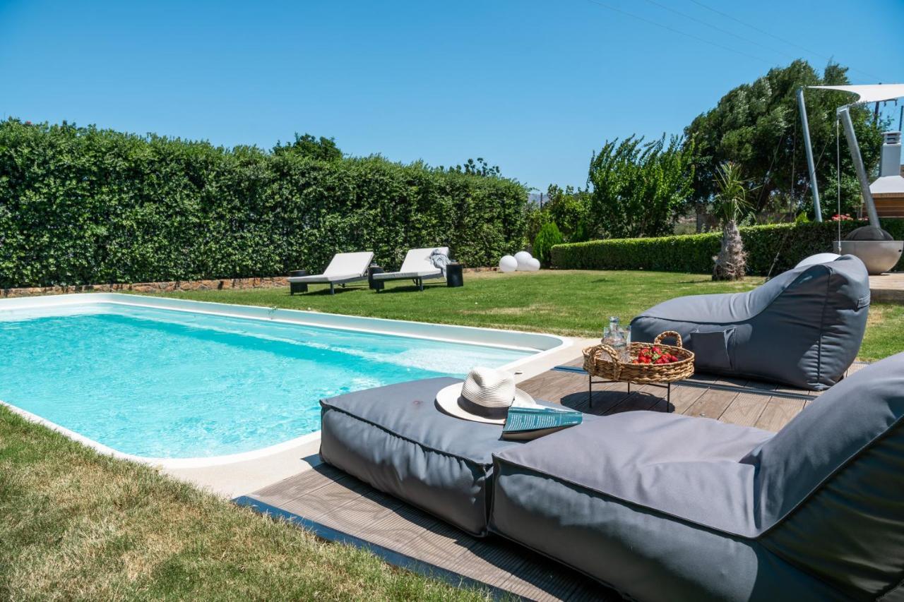 LITHARI Luxury Villa Private Pool, Mountain View Agios Nikolaos Esterno foto