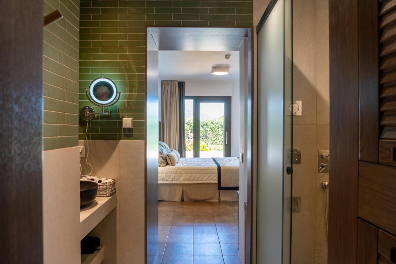 LITHARI Luxury Villa Private Pool, Mountain View Agios Nikolaos Esterno foto