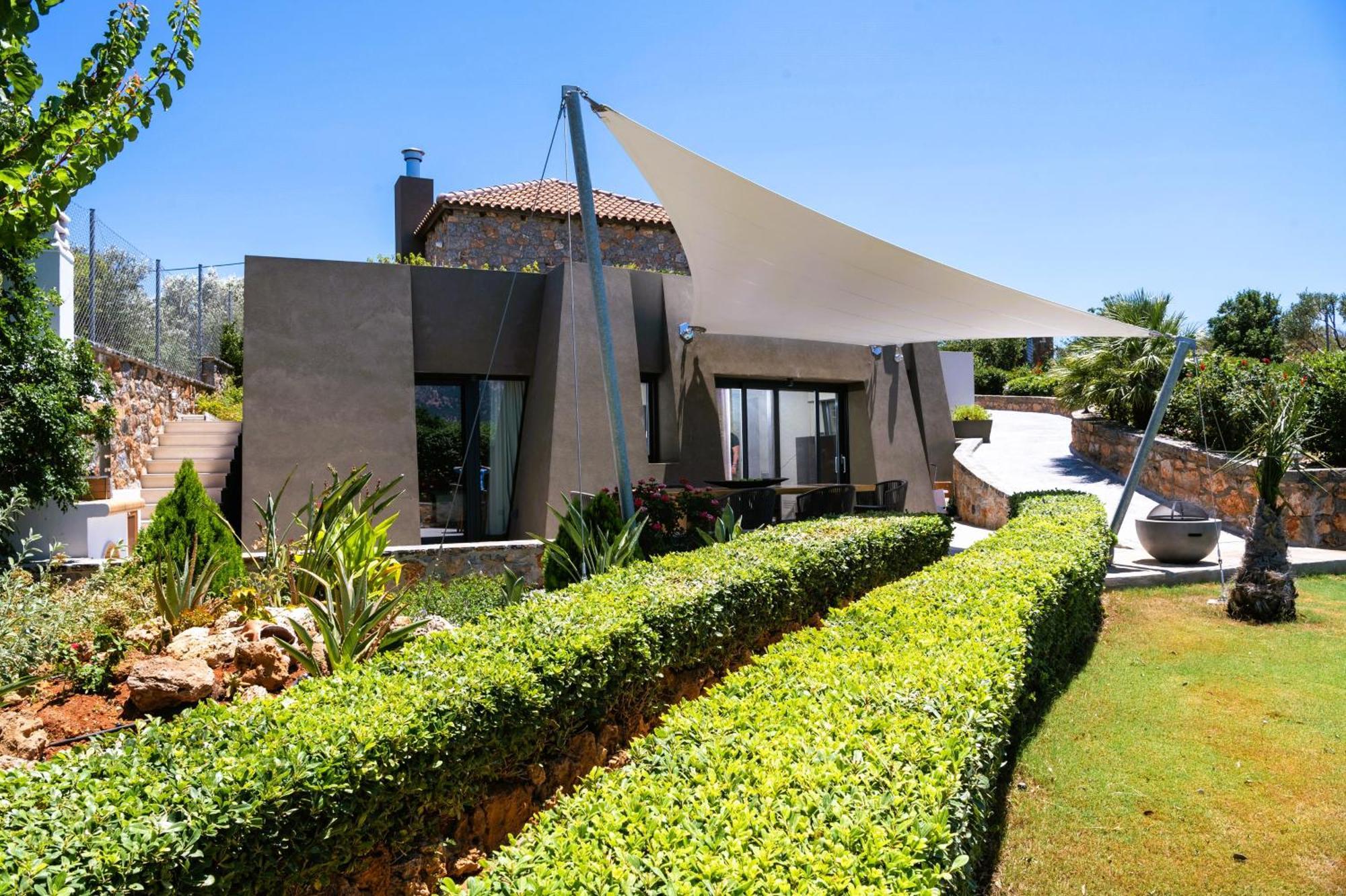 LITHARI Luxury Villa Private Pool, Mountain View Agios Nikolaos Esterno foto